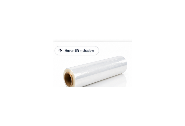 Clear Hand Stretch Film 17" x 1100 FT x 80 Gauge