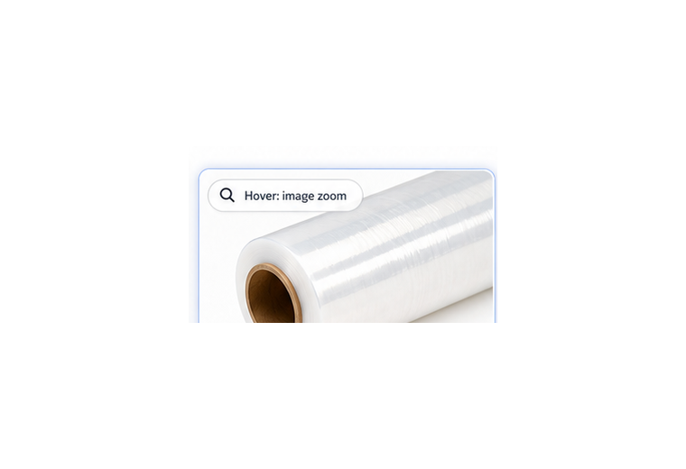 Clear Hand Stretch Film 18" x 1200 FT x 80 Gauge